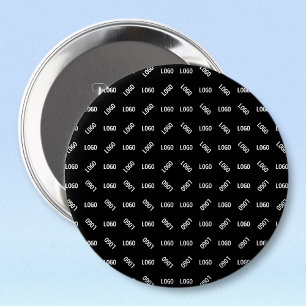 Badge Rond 10 Cm Votre logo/image Motif géométrique moderne uniqu