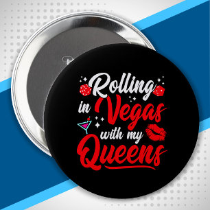 Badge Rond 10 Cm Voyage à Las Vegas - Voyage de filles à Vegas
