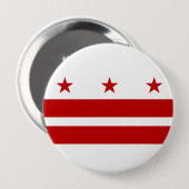 Badge Rond 10 Cm Washington, C.C (Devant & derrière)
