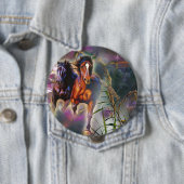 Badge Rond 10 Cm Wild gallop (En situation)