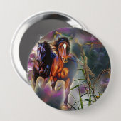 Badge Rond 10 Cm Wild gallop (Devant & derrière)