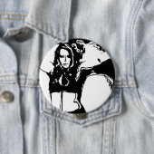 Badge Rond 10 Cm Witchy Woman (En situation)
