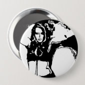 Badge Rond 10 Cm Witchy Woman (Devant & derrière)