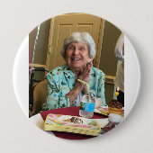 Badge Rond 10 Cm Wowo, bouton (Devant)