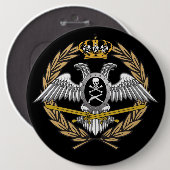Badge Rond 15,2 Cm Равногорски Покрет  (Devant & derrière)