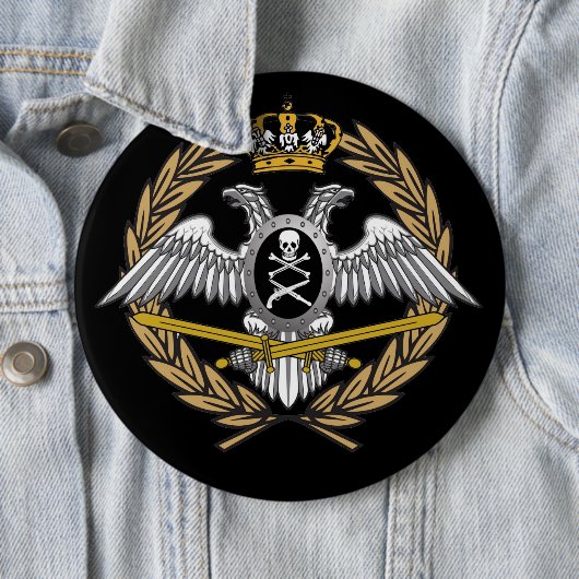 Badge Rond 15,2 Cm Равногорски Покрет  (En situation)