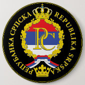 Badge Rond 15,2 Cm Република Српска (Devant)