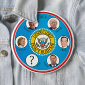 Badge Rond 15,2 Cm 2016 irrésolu (En situation)
