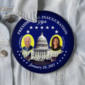 Badge Rond 15,2 Cm 59e investiture du président (En situation)