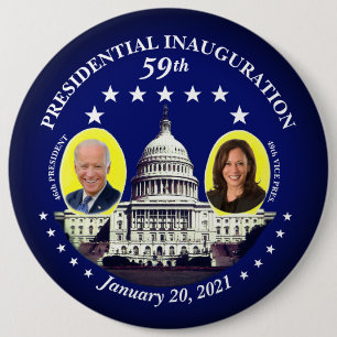 Badge Rond 15,2 Cm 59e investiture du président