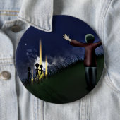 Badge Rond 15,2 Cm Abduction étrangère (En situation)