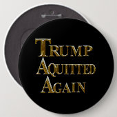 BADGE ROND 15,2 CM ACQUITTÉ À NOUVEAU (Devant & derrière)