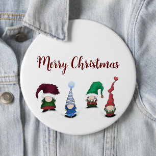 Badge Rond 15,2 Cm Adorable Gnome Posse