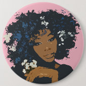 Badge Rond 15,2 Cm Afri4 (Devant)