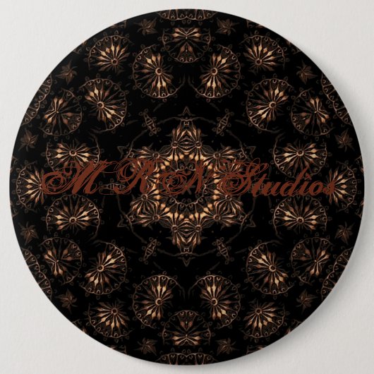 Badge Rond 15,2 Cm Âge de bronze Mandala (Devant)