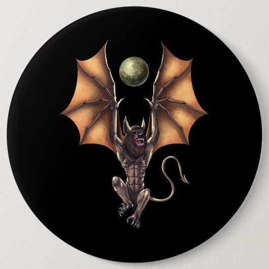 Badge Rond 15,2 Cm Ahool de création Cryptid (Devant)