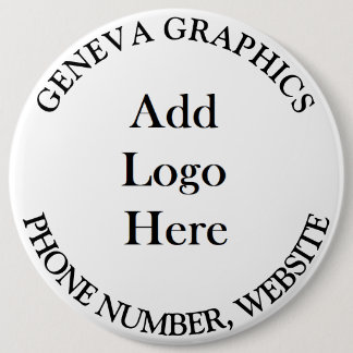 Badge Rond 15,2 Cm Ajoutez votre logo et vos informations professionn