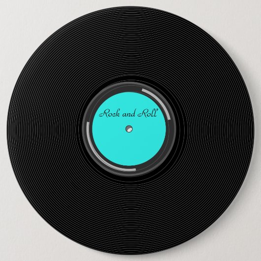Badge Rond 15,2 Cm Album record (Devant)