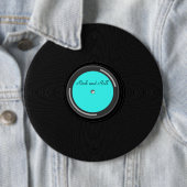 Badge Rond 15,2 Cm Album record (En situation)