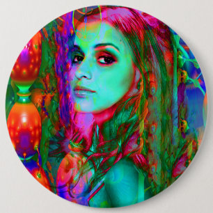 Badge Rond 15,2 Cm Alice au pays des merveilles