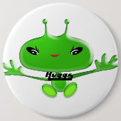 Badge Rond 15,2 Cm Aliens Huggs (Devant)