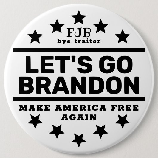Badge Rond 15,2 Cm Allons Brandon BT (Devant)