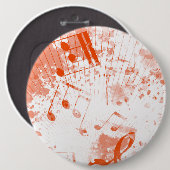 Badge Rond 15,2 Cm Ambiance musicale 3 (Devant & derrière)