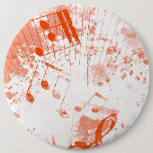 Badge Rond 15,2 Cm Ambiance musicale 3 (Devant)