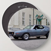 Badge Rond 15,2 Cm AMC Javelin SST 1974 (Devant & derrière)