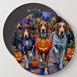 Badge Rond 15,2 Cm American English Foxhound En Costumes Halloween