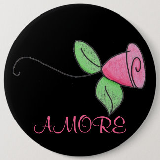 BADGE ROND 15,2 CM AMORE