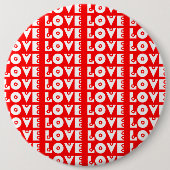BADGE ROND 15,2 CM AMOUR (Devant)