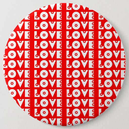 BADGE ROND 15,2 CM AMOUR (Devant)