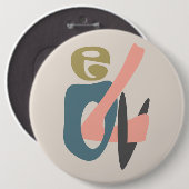 Badge Rond 15,2 Cm Amour (Devant & derrière)