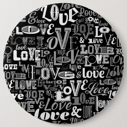 Badge Rond 15,2 Cm Amour 4 (Devant)