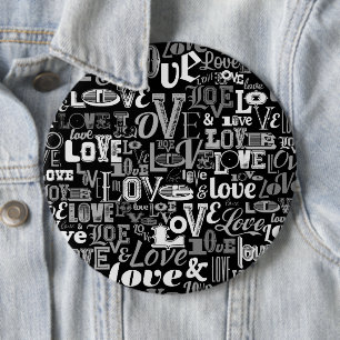 Badge Rond 15,2 Cm Amour 4