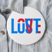 Badge Rond 15,2 Cm Amour, Goût, Perdu (En situation)