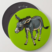 Badge Rond 15,2 Cm âne (Devant & derrière)