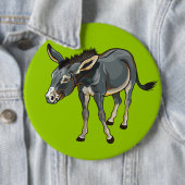 Badge Rond 15,2 Cm âne (En situation)