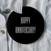 Badge Rond 15,2 Cm Anniversaire heureux (En situation)