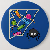 Badge Rond 15,2 Cm Araignée de bonbons (Devant)