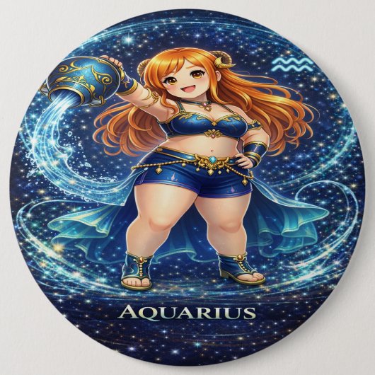 Badge Rond 15,2 Cm  Archive Galaxy: Aquarius Beta Bearer (Devant)