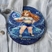 Badge Rond 15,2 Cm Archive Galaxy: Pisces Dreamweaver (En situation)