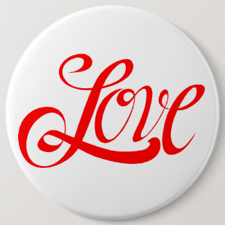 Badge Rond 15,2 Cm attaché à l'amour