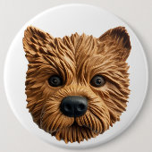 Badge Rond 15,2 Cm Australian Terrier Dog 3D inspiré (Devant)