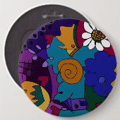 Badge Rond 15,2 Cm Avant la Célébration (Devant & derrière)