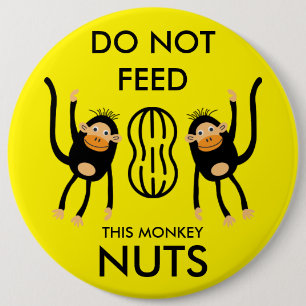 Badge Rond 15,2 Cm Avertissement sur l'allergie des enfants