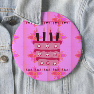 Badge Rond 15,2 Cm Ayez un merveilleux anniversaire heureux