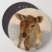 Badge Rond 15,2 Cm Baby Deer (Devant & derrière)