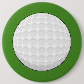 Badge Rond 15,2 Cm Bal de golf (Devant)